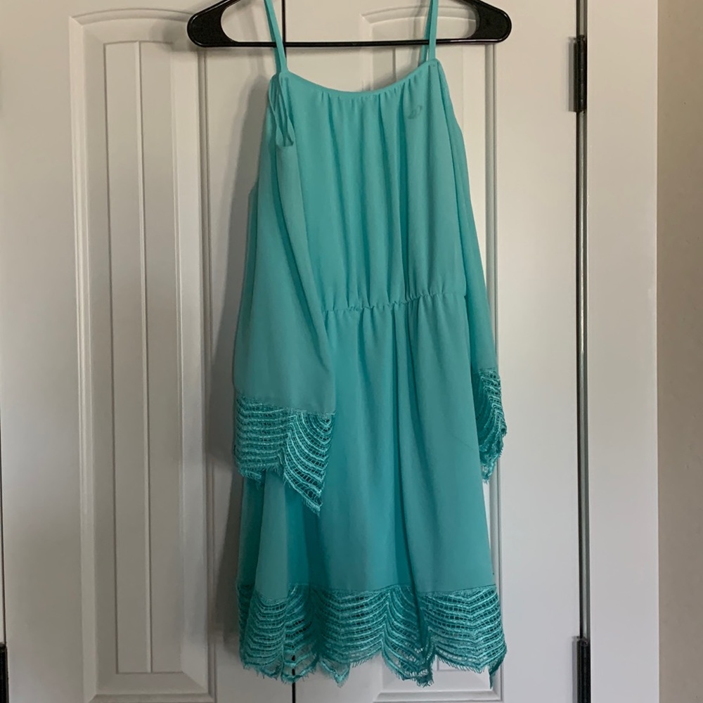 *** Teal lace